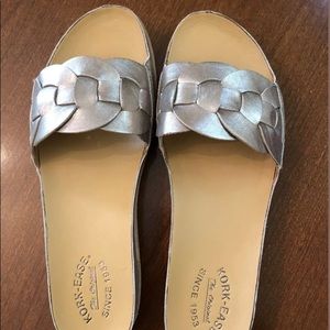 Kork Ease Dolphin Slide Sandals, New, Size 11,